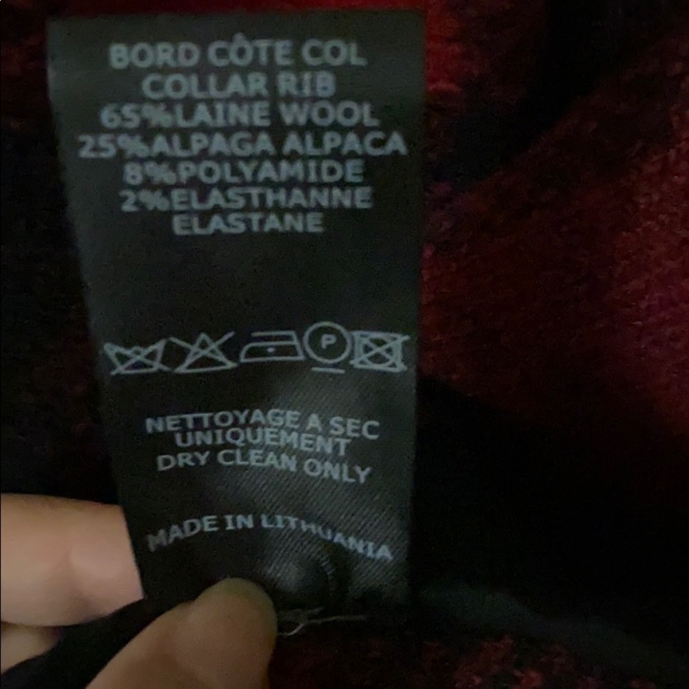 Isabel Marant Red and Black Checkered Trench Coat - Picture 3 of 3